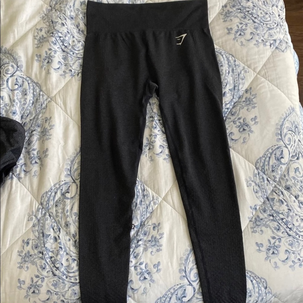 gymshark vital seamless leggings black marl